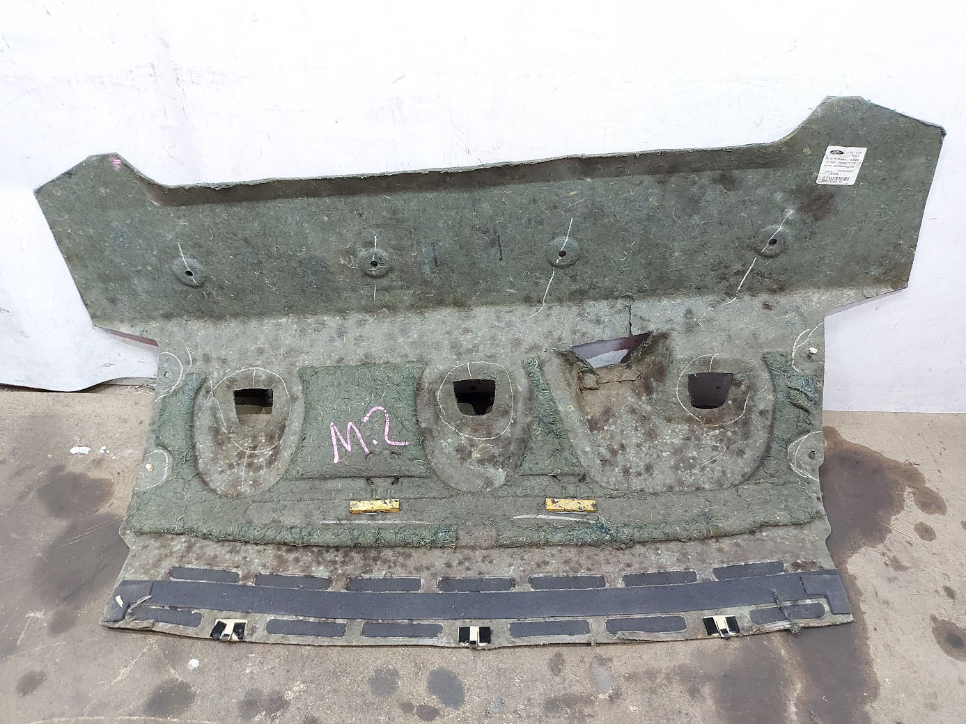 Fiesta sedan Полиця під заднє скло Ford Fiesta sedan 2011-2019 AE8Z5446668AC Ford Fiesta sedan 6