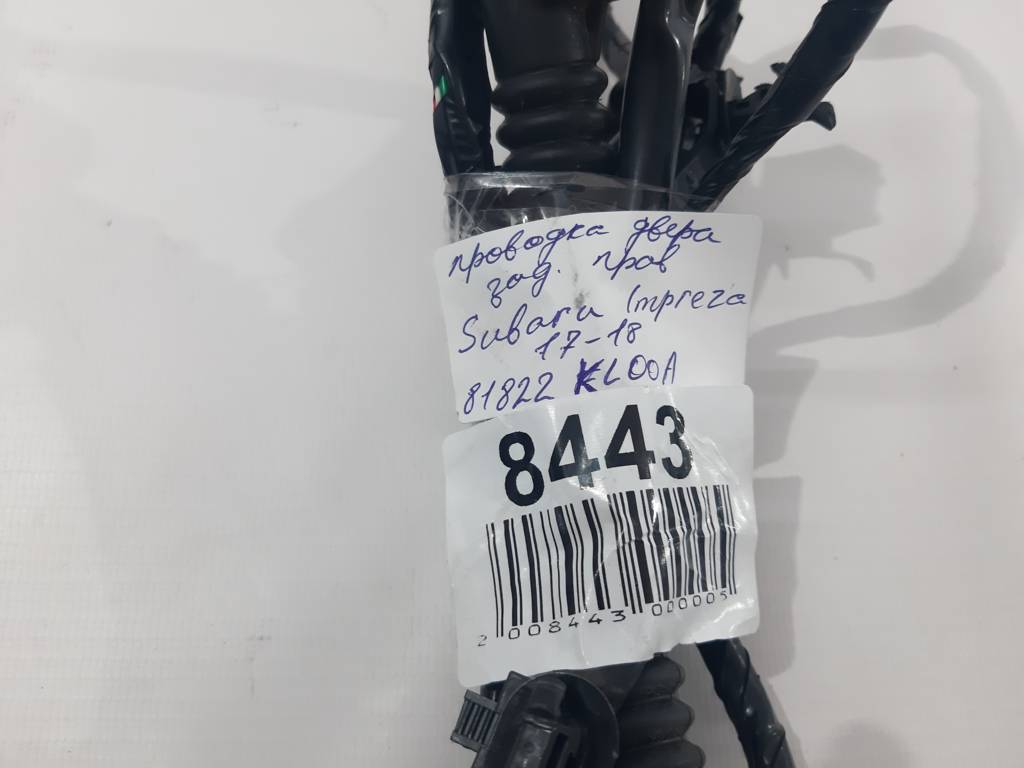 Impreza Проводка двери задней правой наружный Subaru Impreza 2017-2019 81822KL00A Subaru Impreza 2