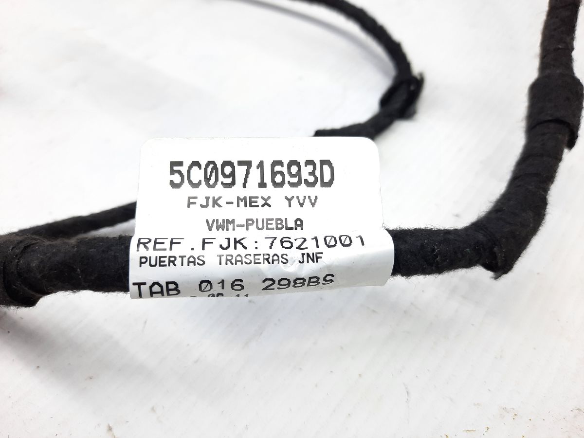 Jetta Проводка двери задней левой Volkswagen Jetta 2011-2018 5C0971693D Volkswagen Jetta 4