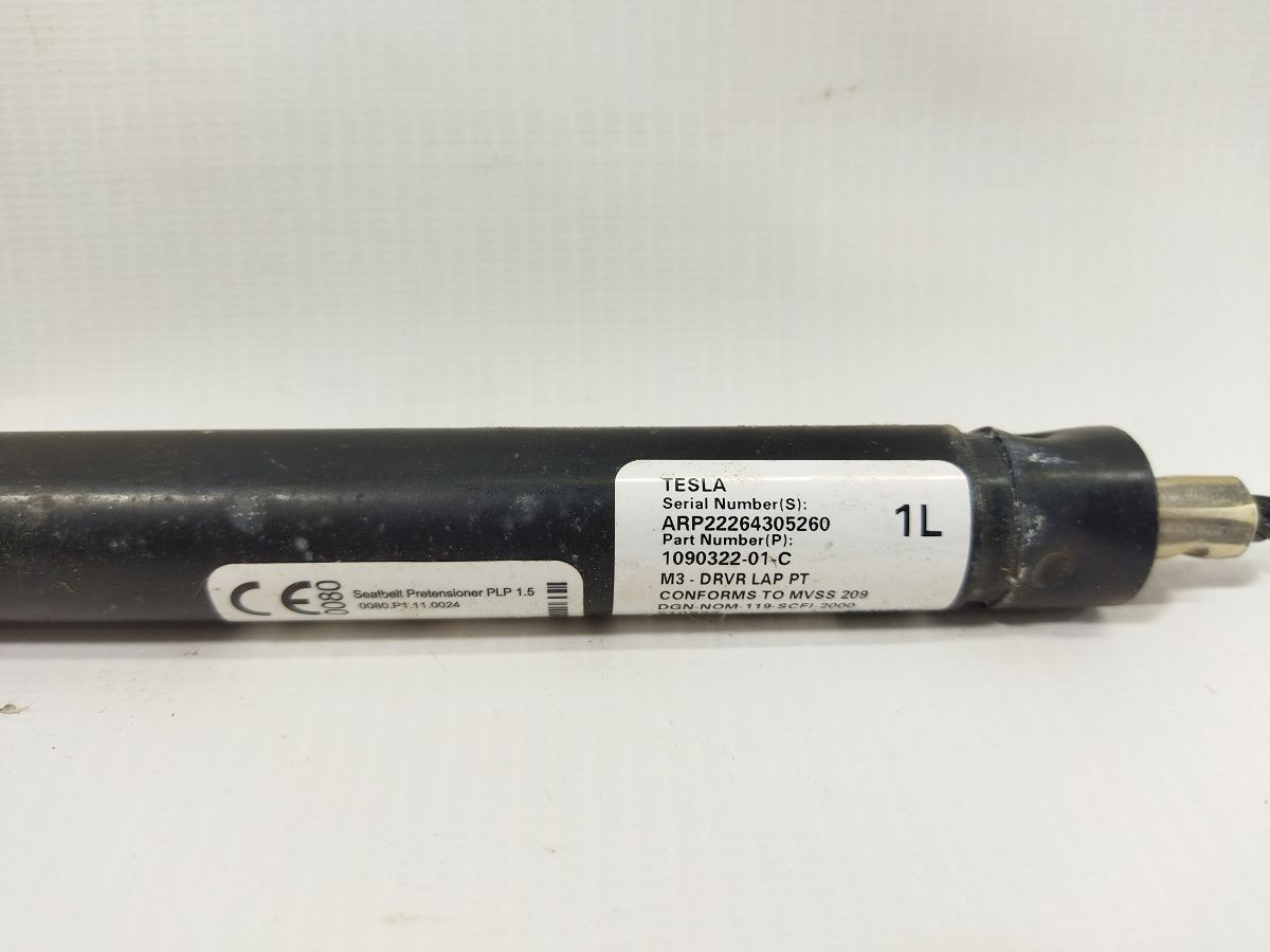 Model 3 Пиропатрон ремня безопасности переднего левого Tesla Model 3 2020-2024 109032201C Tesla Model 3 3