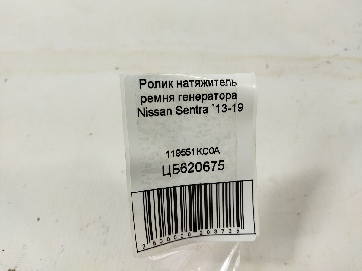 Sentra Ролик натягувач ременя генератора Nissan Sentra 2013-2019 119551KC0A Nissan Sentra 4 Sentra Ролик натягувач ременя генератора Nissan Sentra 2013-2019 119551KC0A Nissan Sentra 4