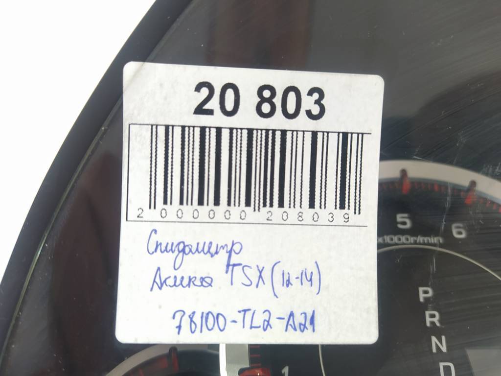 Tsx Спидометр Acura TSX 2012-2014 78100TL2A21 Acura TSX 6