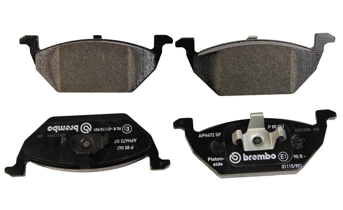 Дисковые. Гальмівні колодки дискові, комплект BREMBO P85041