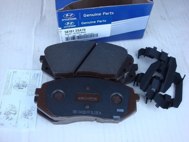 Дисковые. Тормозные колодки дисковые, комплект HYUNDAI 581012SA70