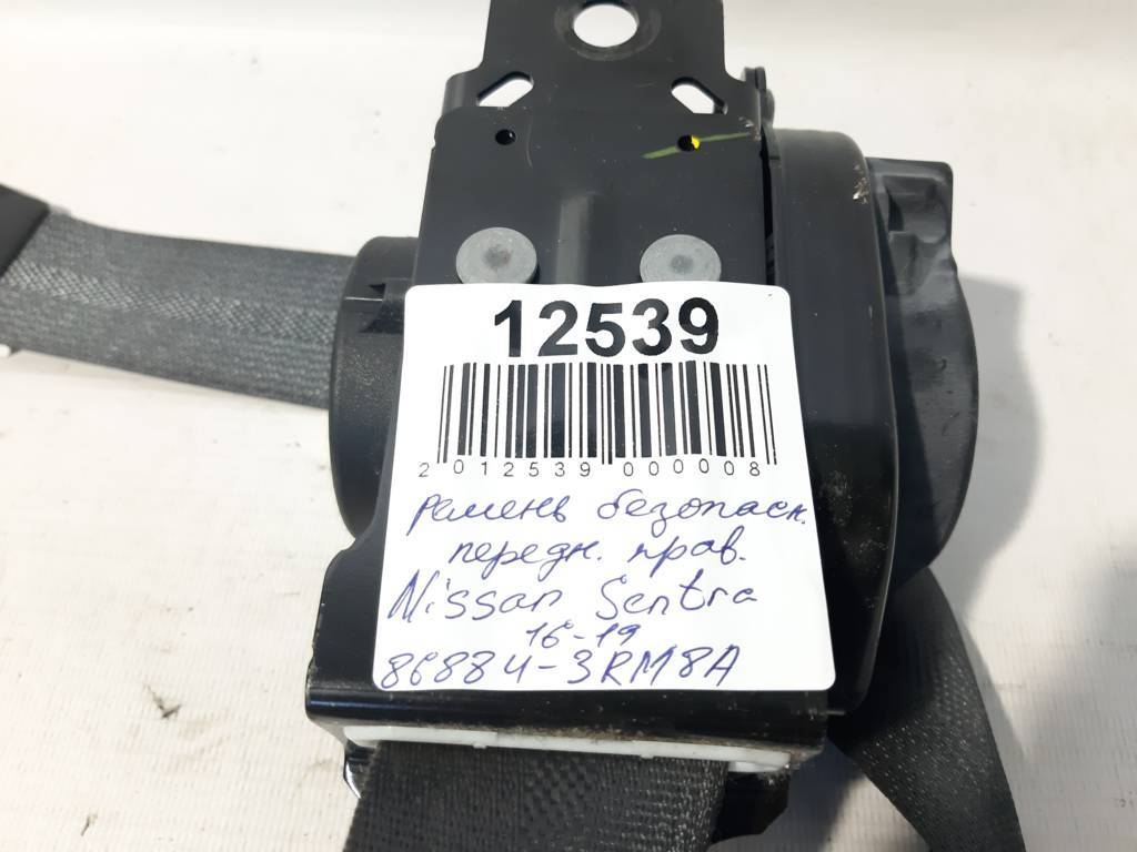 Sentra Ремінь безпеки передній правий Nissan Sentra 2013-2017 868843RM8A Nissan Sentra 17