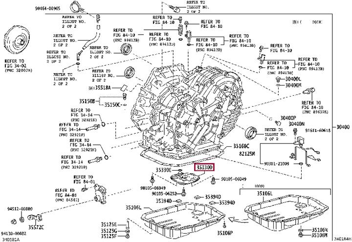 Фильтры акпп. Фільтр АКПП TOYOTA 3533028020 Фильтры акпп. Фільтр АКПП TOYOTA 3533028020