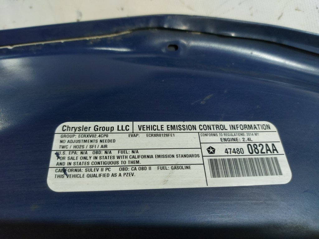 Avenger Капот Dodge Avenger 2008-2014 5008923AK Dodge Avenger 17