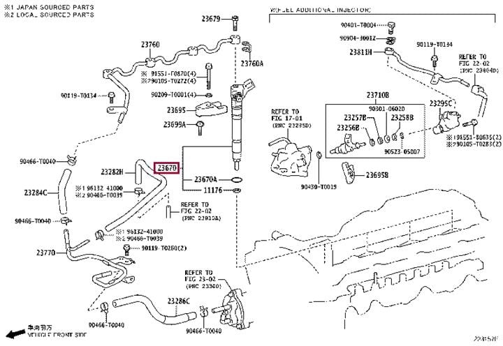 Бензиновые. Паливна форсунка TOYOTA 2367009430 Бензиновые. Паливна форсунка TOYOTA 2367009430