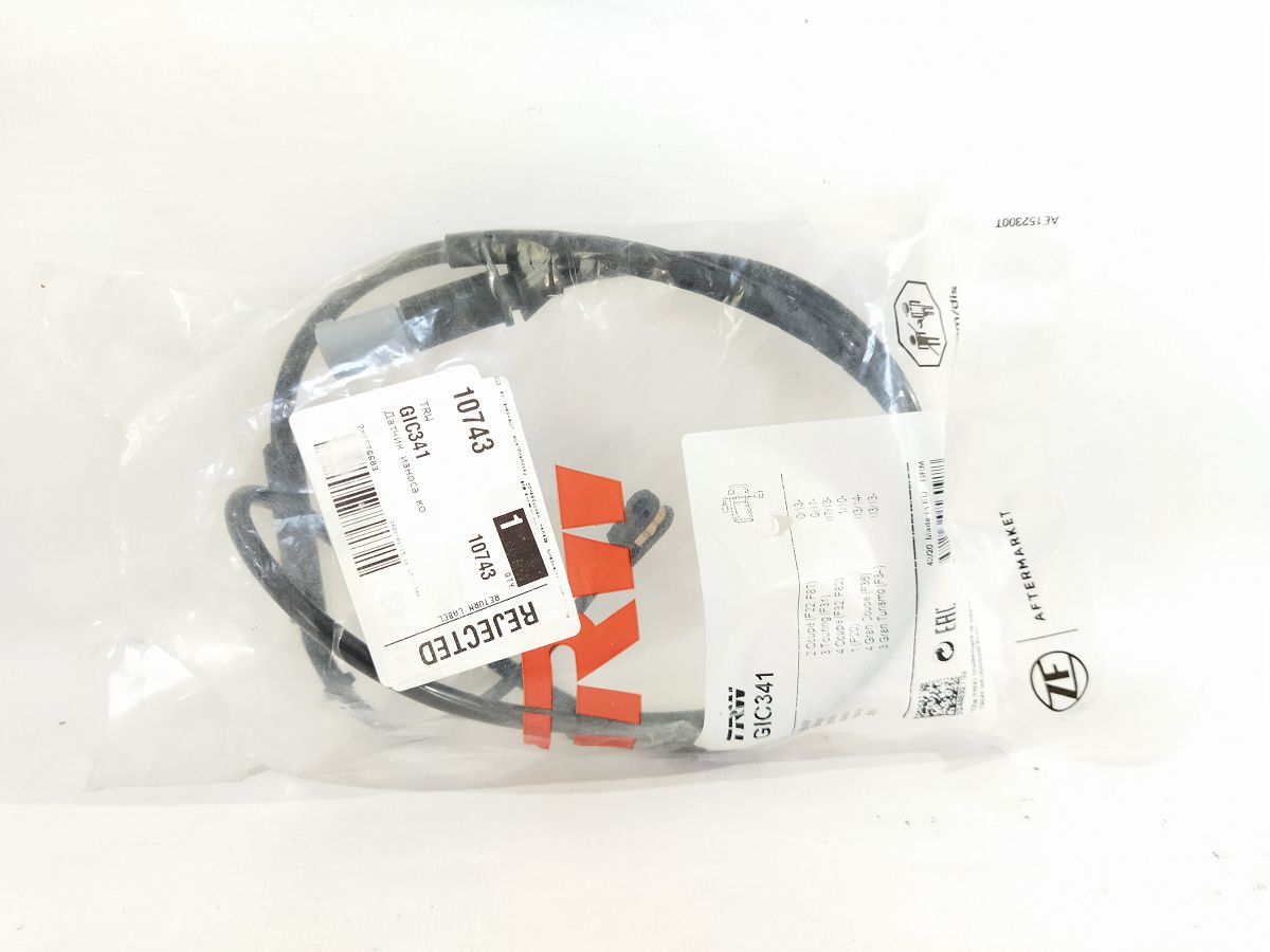 Дисковые Датчик зносу задніх гальмівних колодок BMW 328 2012-2021 TRW GIC341 3 Дисковые Датчик зносу задніх гальмівних колодок BMW 328 2012-2021 TRW GIC341 3