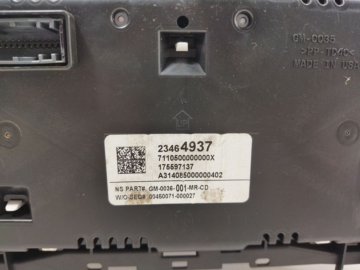 Regal Панель приладів Buick Regal 2014-2017 23242197 Buick Regal 9 Regal Панель приладів Buick Regal 2014-2017 23242197 Buick Regal 9