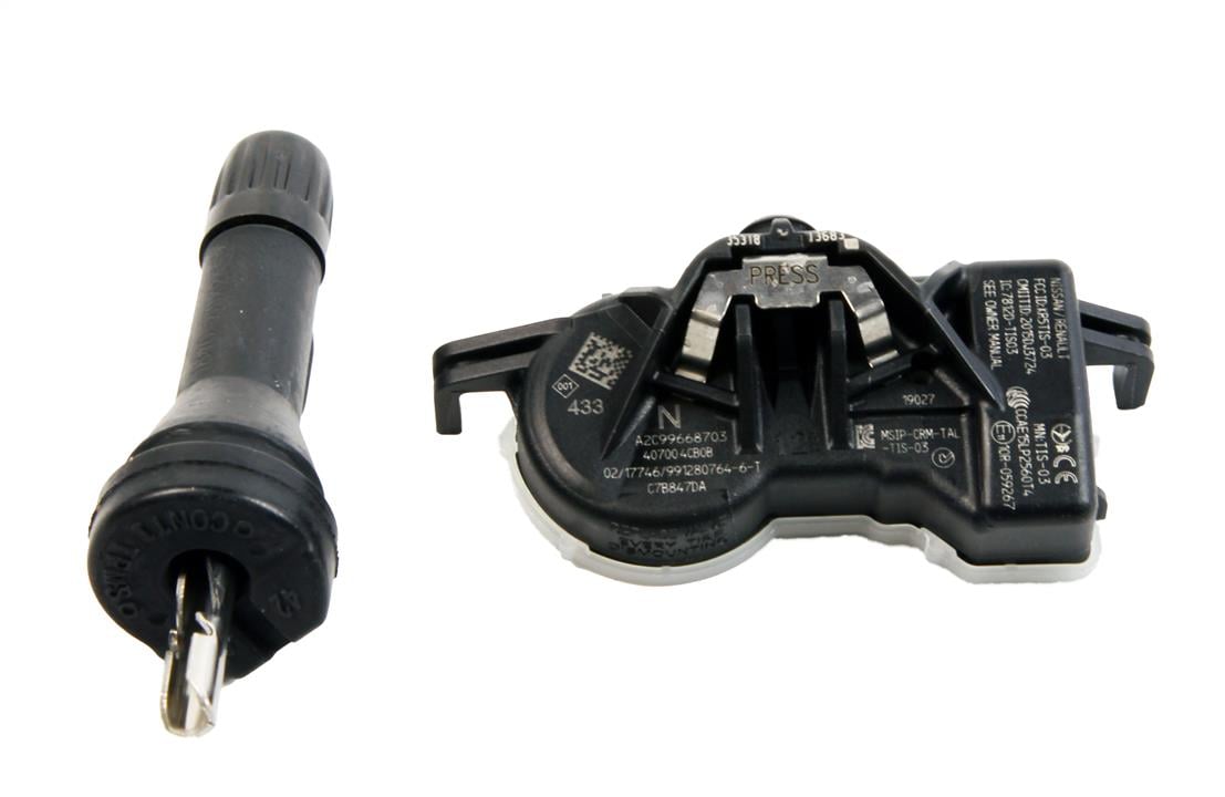 Датчики давления в шинах. Датчик тиску повітря в шинах (TPMS) NISSAN 407704CB1B
