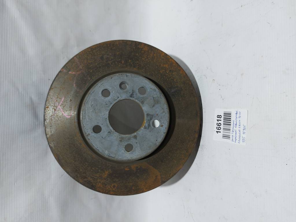 Cruze Диск гальмівний передній лівий/правий Chevrolet Cruze 2016-2020 13515905 Chevrolet Cruze 6