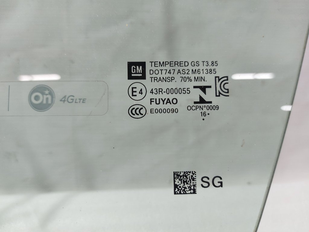 Cruze Скло дверей передньої лівої Chevrolet Cruze 2016-2019 13412495 Chevrolet Cruze 2