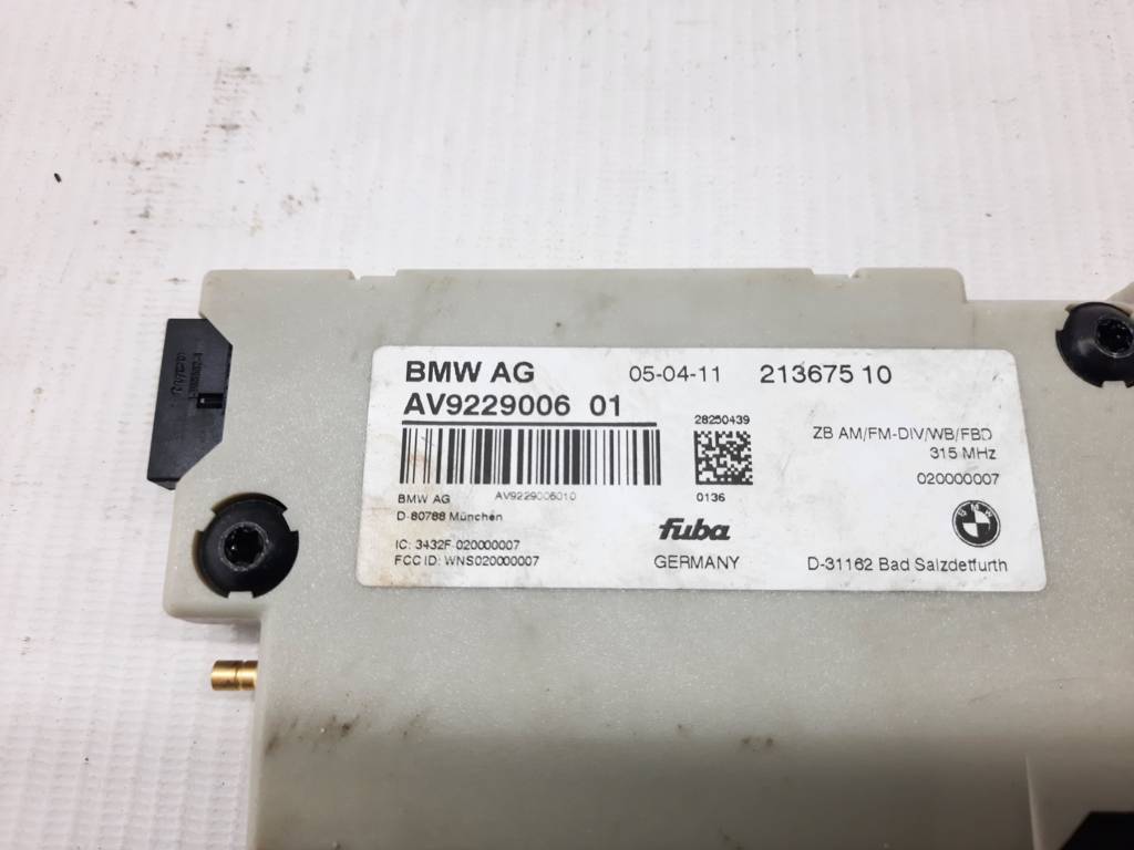 7 series Підсилювач антени BMW 7 2012 65209229006 BMW 7 3