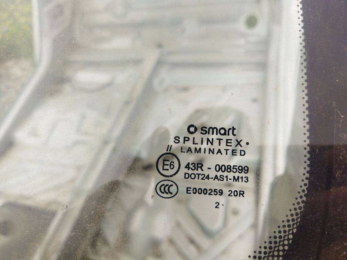 Fortwo Скло лобове Smart Fortwo 2008-2016 4516700300 Smart Fortwo 4