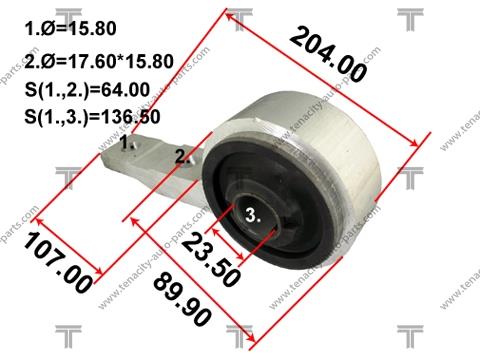 Рычаги. Сайлентблок TENACITY AAMNI1032