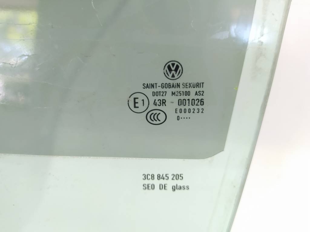 Passat cc Скло дверей задньої лівої Volkswagen Passat CC 2009-2017 3C8845205 Volkswagen Passat CC 7