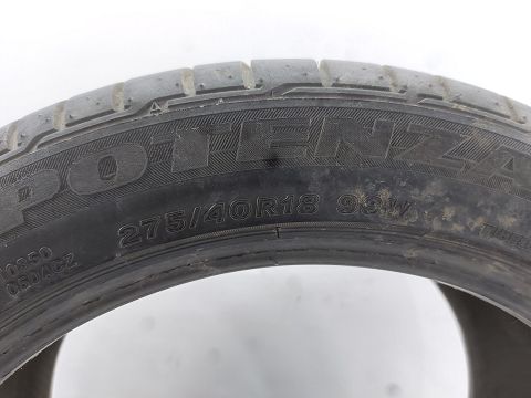 Летние шины Гума Bridgestone 275/40 R18 3мм 2