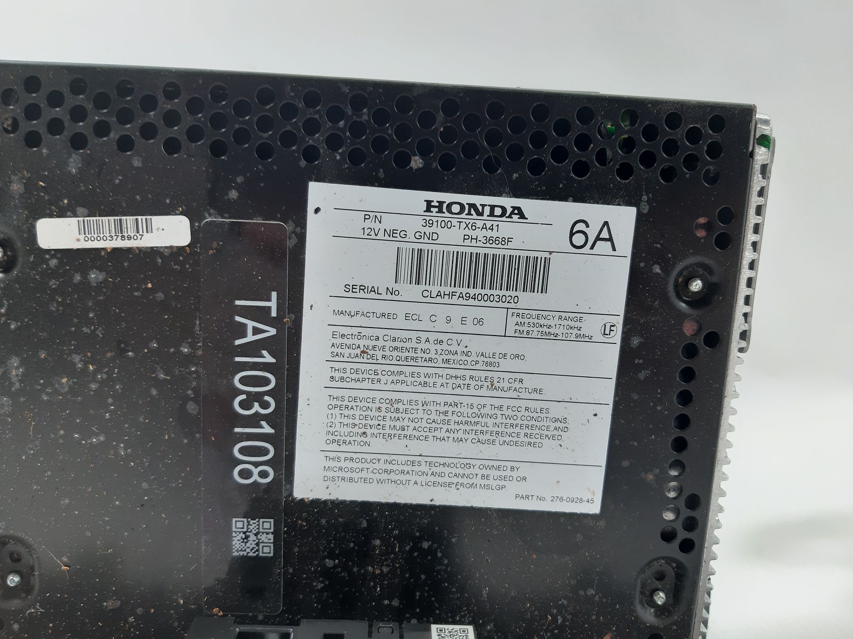 Ilx Магнитола Acura ILX 2016-2022 39100TX6A41 Acura ILX 6