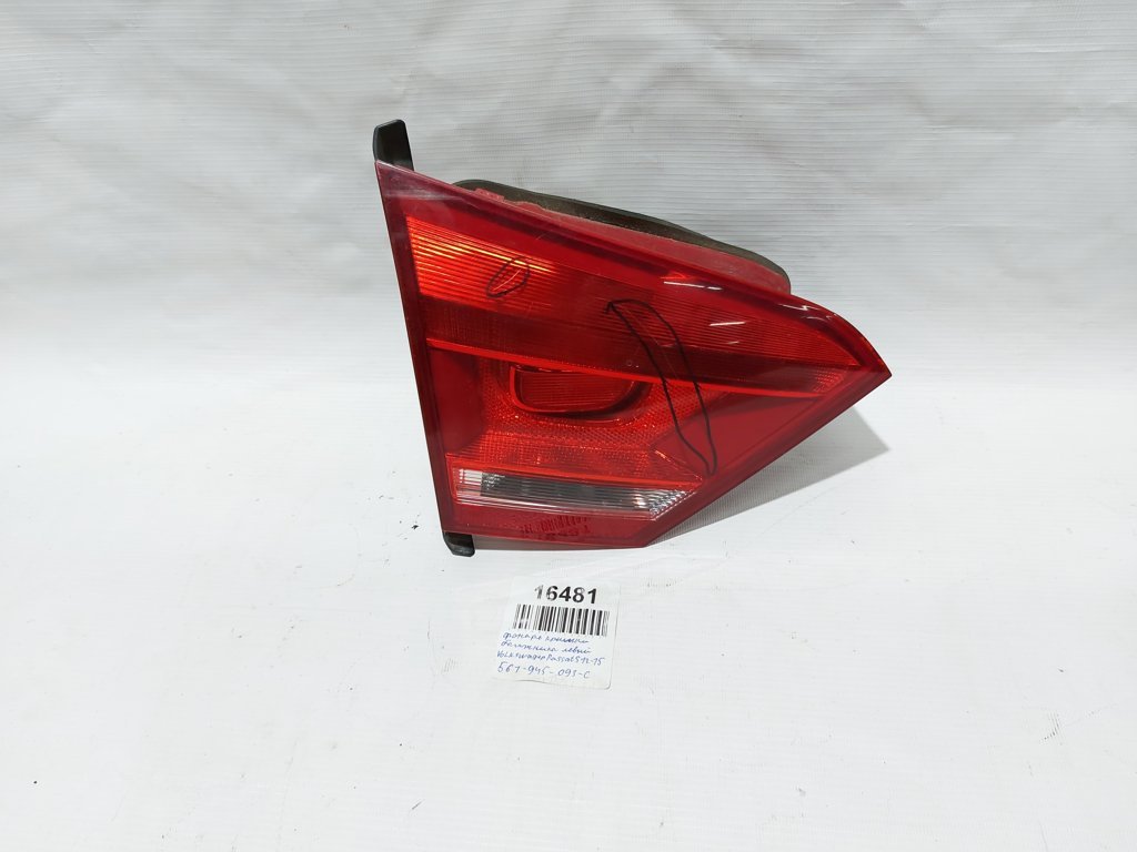 Passat s. Фонарь крышки багажника левый Volkswagen Passat S 2012-2015 561945093C Volkswagen Passat S Passat s. Фонарь крышки багажника левый Volkswagen Passat S 2012-2015 561945093C Volkswagen Passat S