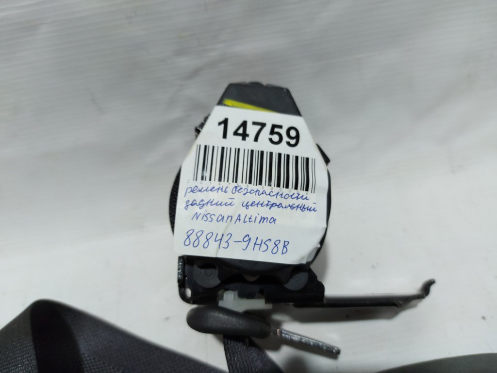 Altima Ремінь безпеки задній центральний Nissan Altima 2013-2018 888439HS8B Nissan Altima 3