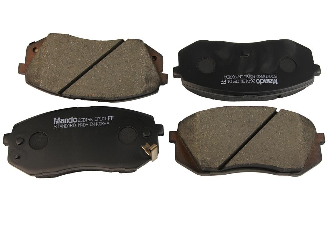 Дисковые. Гальмівні колодки дискові, комплект MANDO MPK34