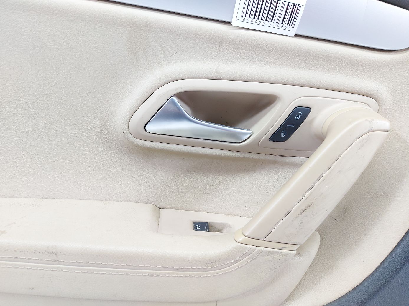 Passat cc Карта двери задней левой (черн-беж, кожа) Volkswagen Passat CC 2013-2017 3C8867211AMUIB Volkswagen Passat CC 2