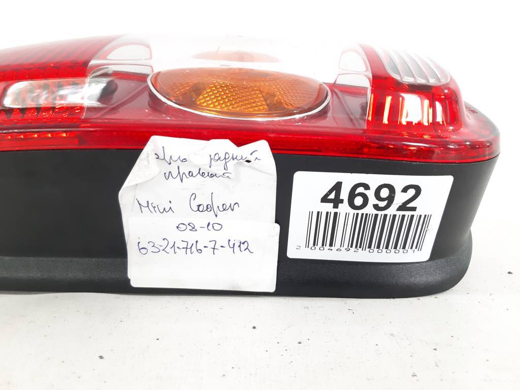 Cooper Ліхтар задній правий Mini Cooper 2008-2010 63217167412 Mini Cooper 16