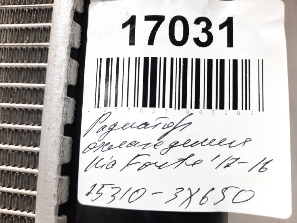 Forte Радіатор охолодження Kia Forte 2012-2016 253103X650 Kia Forte 9