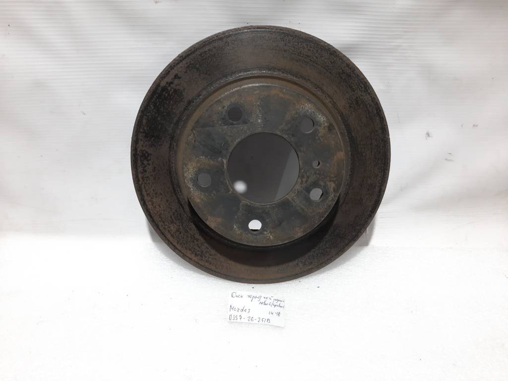 3 Диск гальмівний задній лівий/правий Mazda 3 2014-2018 BJS726251B Mazda 3 10