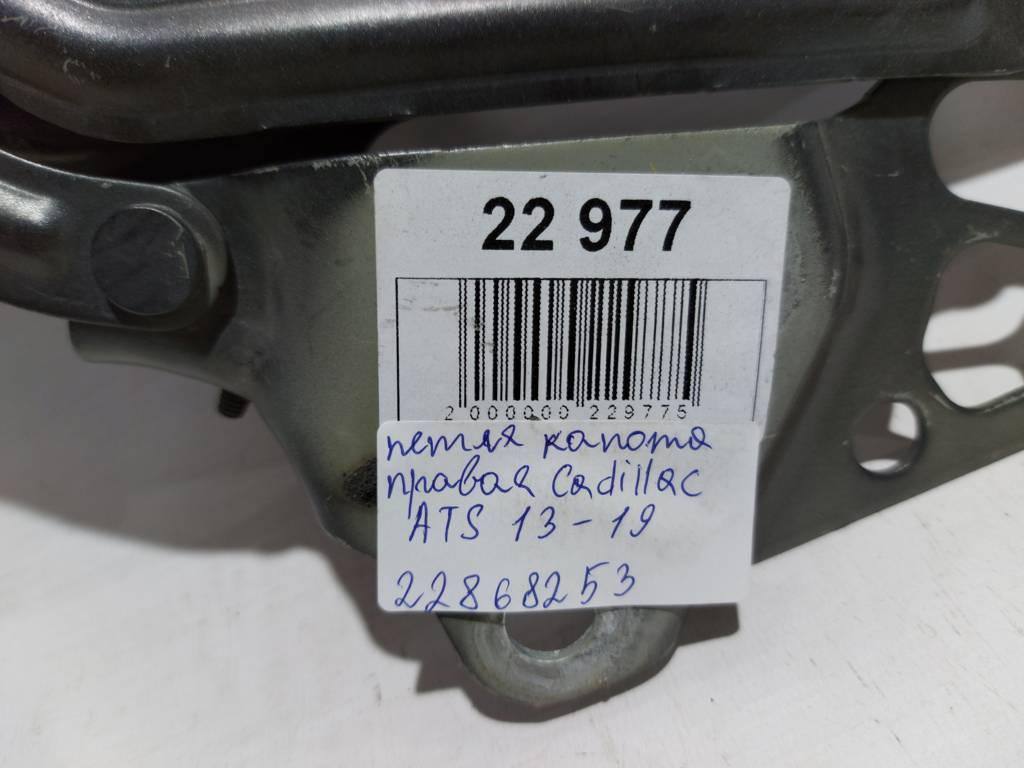 Ats Петля капота права Cadillac ATS 2013-2019 22868253 Cadillac ATS 16