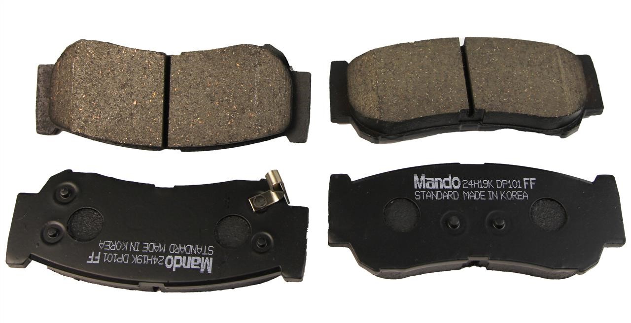 Дисковые. Гальмівні колодки дискові, комплект MANDO MPH34