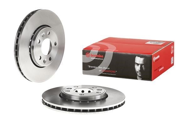 Вентилируемый. Тормозной диск вентилируемый, 1 шт. BREMBO 09B35310