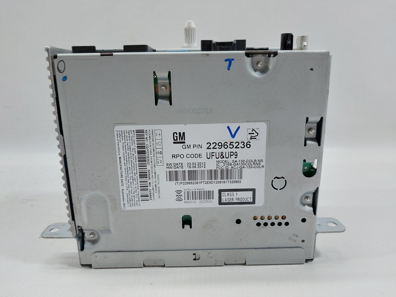 Malibu CD дисковод Chevrolet Malibu 2013-2014 23420821 Chevrolet Malibu 2