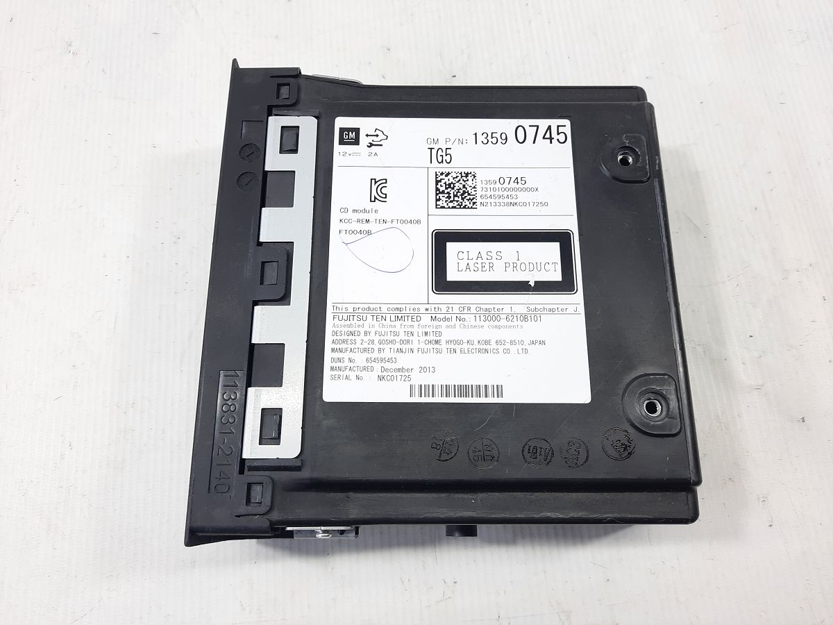 Ats CD плеєр Cadillac ATS 2013-2014 13590745 Cadillac ATS 2