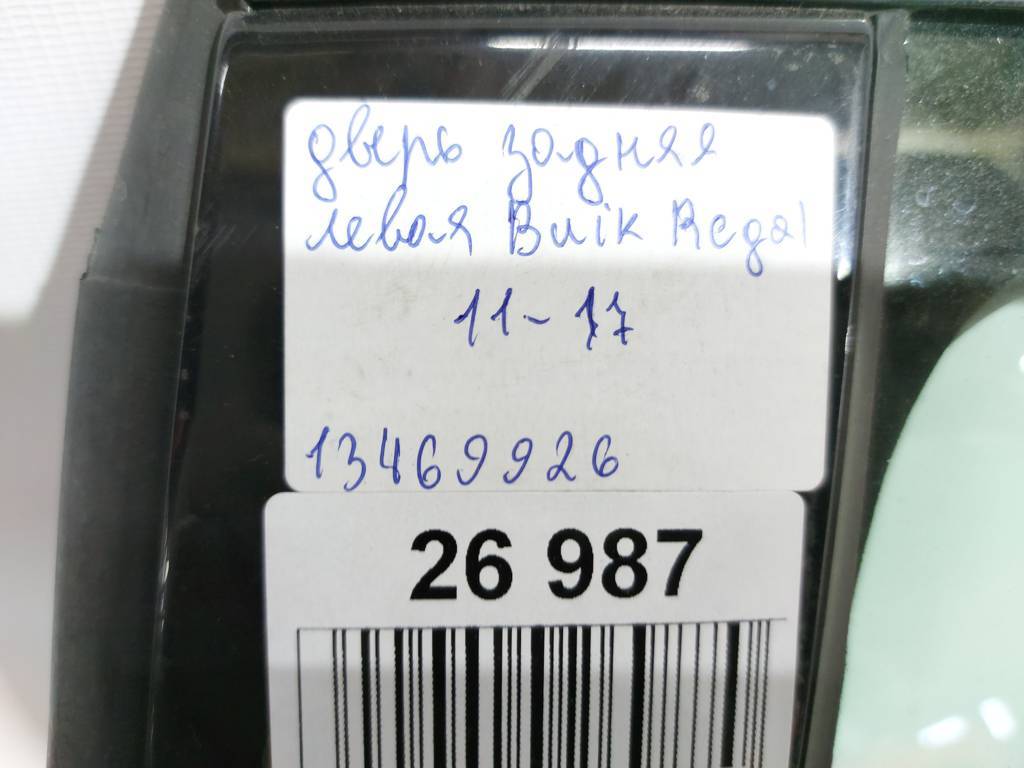 Regal Двері задні ліві в зборі Buick Regal 2011-2017 13469926 Buick Regal 18
