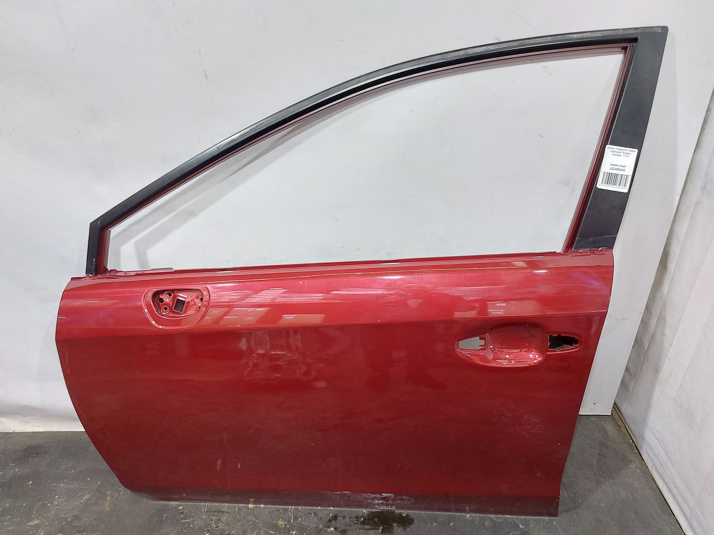 Wrx. Дверь передняя левая (красная) Subaru WRX 2015-2021 60009VA0309P Subaru WRX