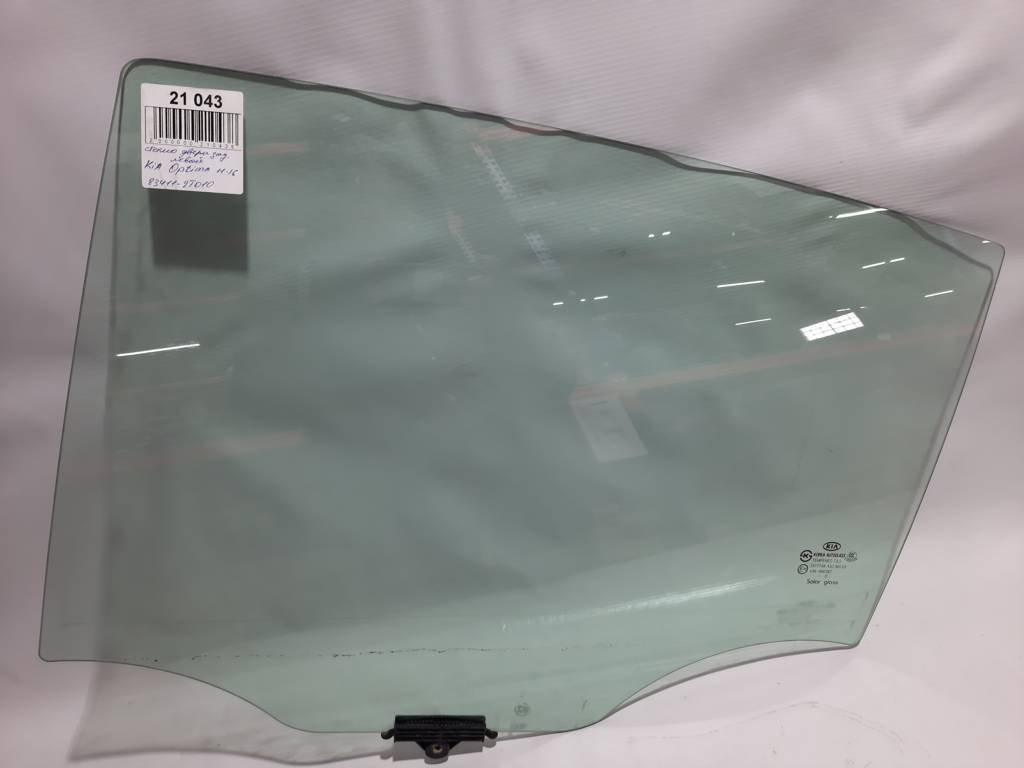 Optima Скло дверей задньої лівої Kia Optima 2011-2016 834112T010 Kia Optima 7 Optima Скло дверей задньої лівої Kia Optima 2011-2016 834112T010 Kia Optima 7