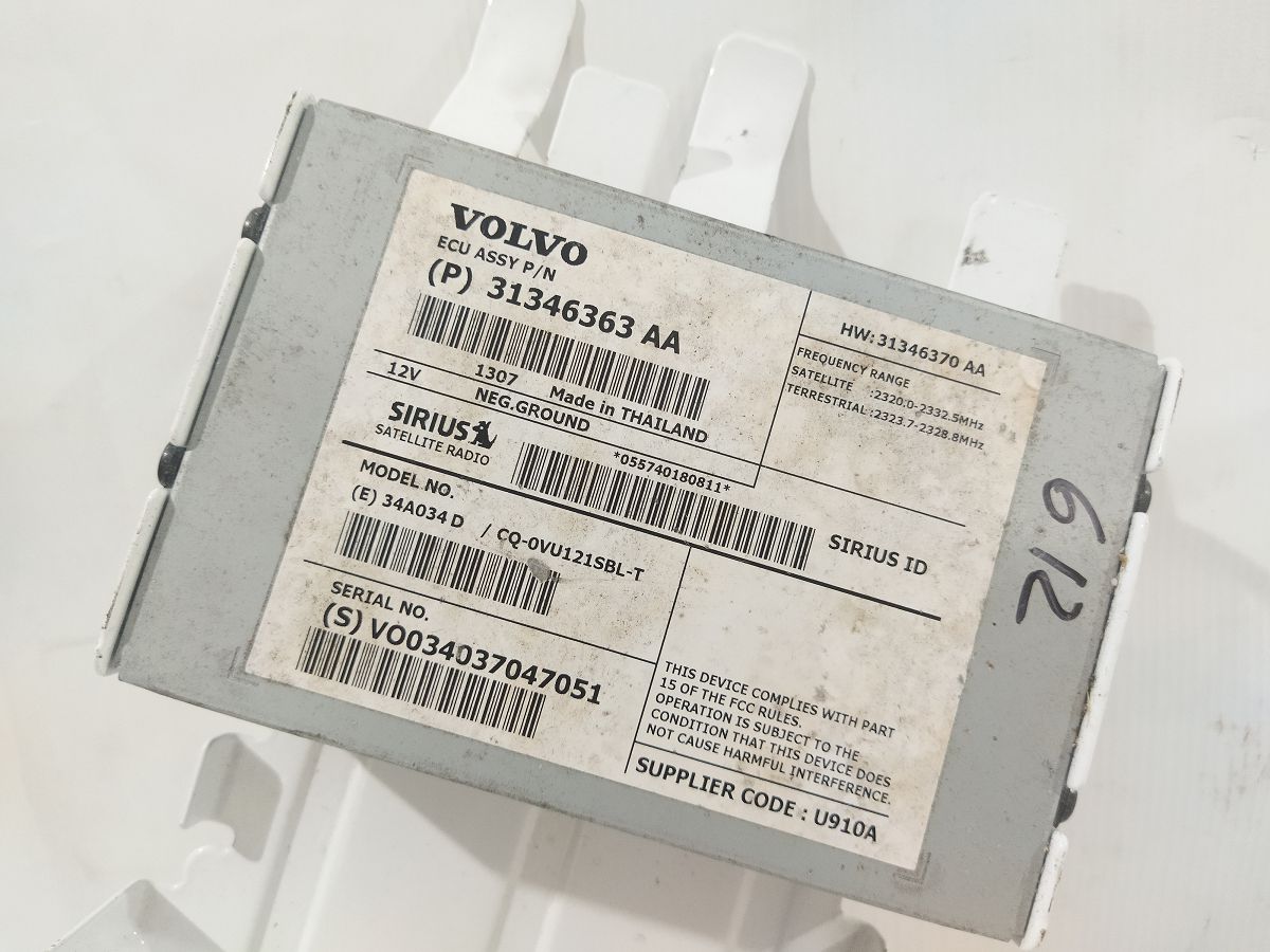 S60 Тюнер навигации Volvo S60 2014-2018 31346363 Volvo S60 4