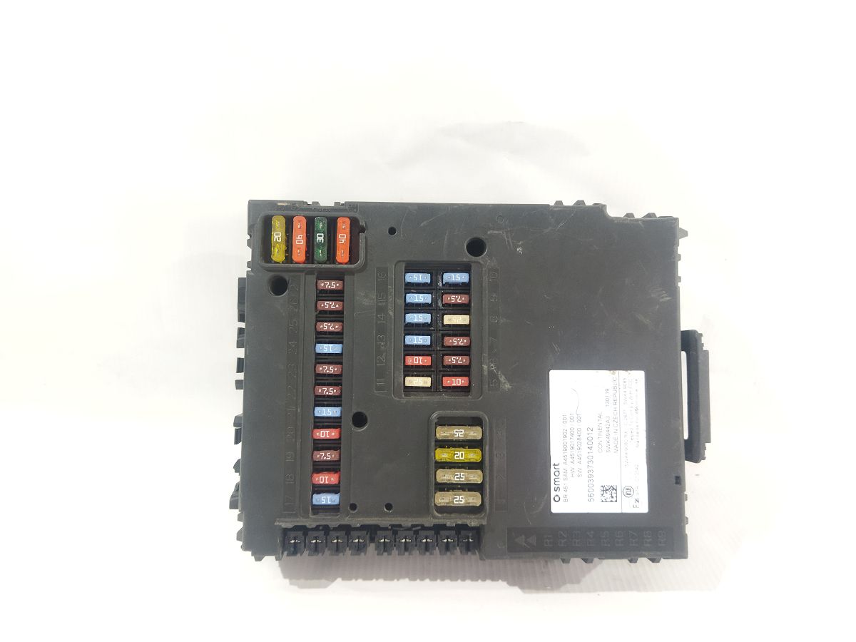 Fortwo Блок запобіжників Smart Fortwo 2008-2016 4519001802 Smart Fortwo 2 Fortwo Блок запобіжників Smart Fortwo 2008-2016 4519001802 Smart Fortwo 2