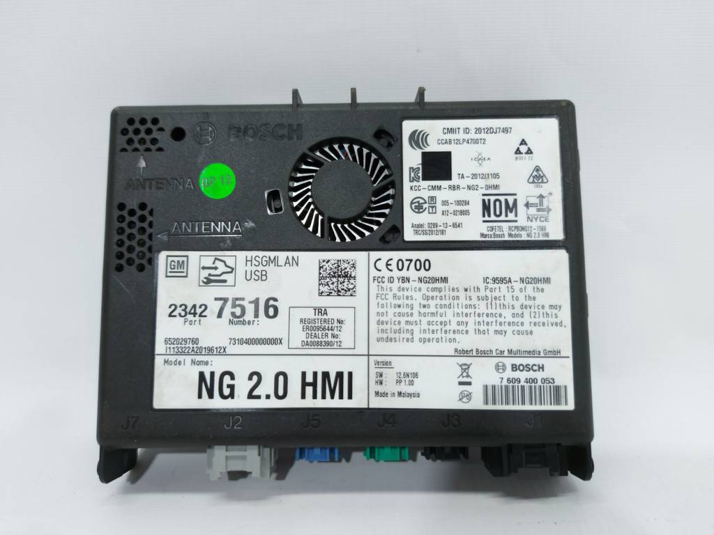 Regal Блок управління дисплеєм (HMI) Buick Regal 2014-2016 23427516 Buick Regal 2
