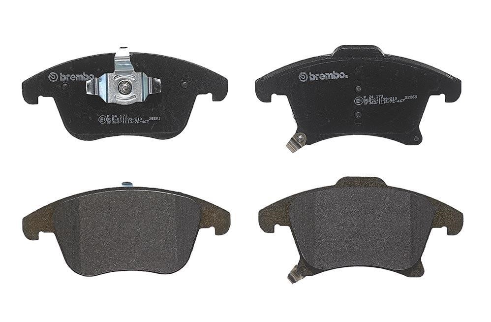 Дисковые. Передні дискові гальмівні колодки, комплект BREMBO P24173 Дисковые. Передні дискові гальмівні колодки, комплект BREMBO P24173