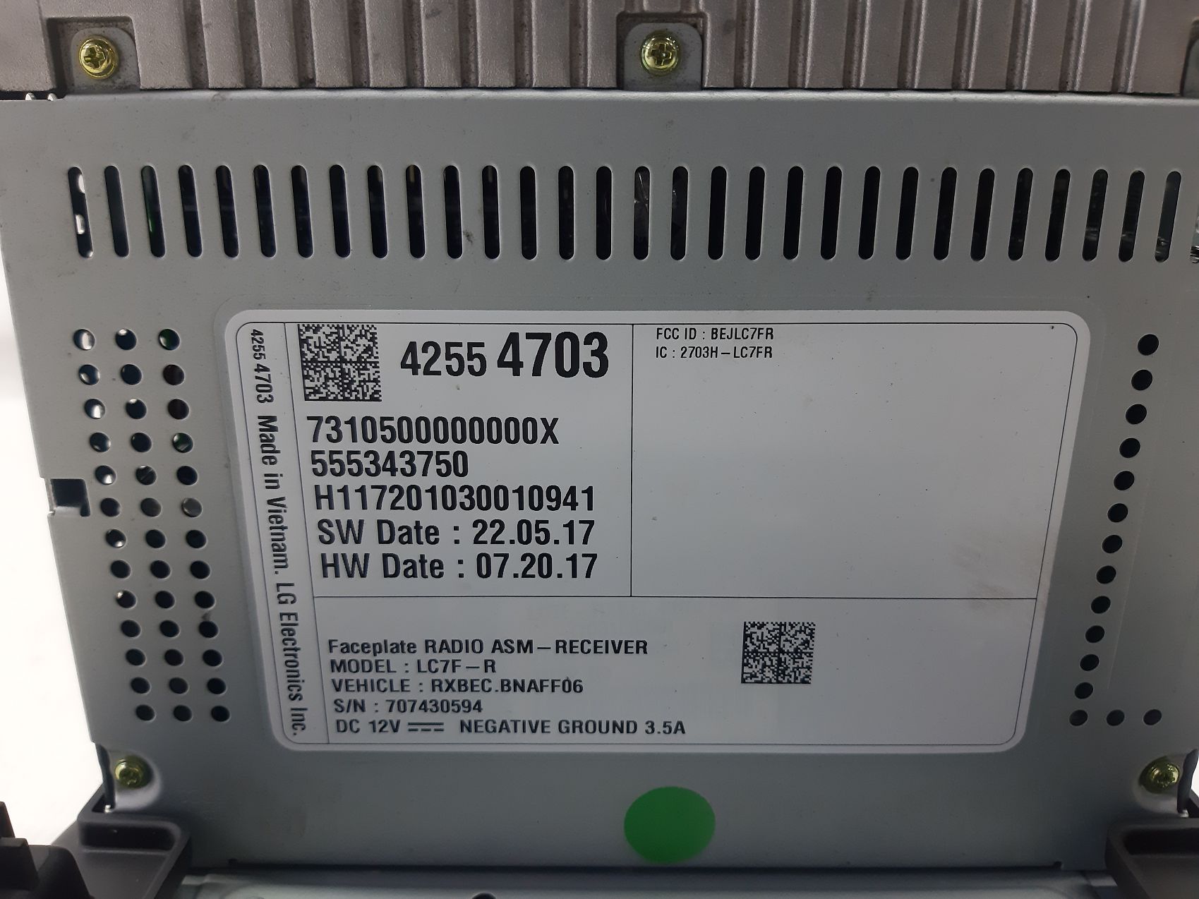 Malibu Монитор Chevrolet Malibu 2018 42554703 Chevrolet Malibu 6