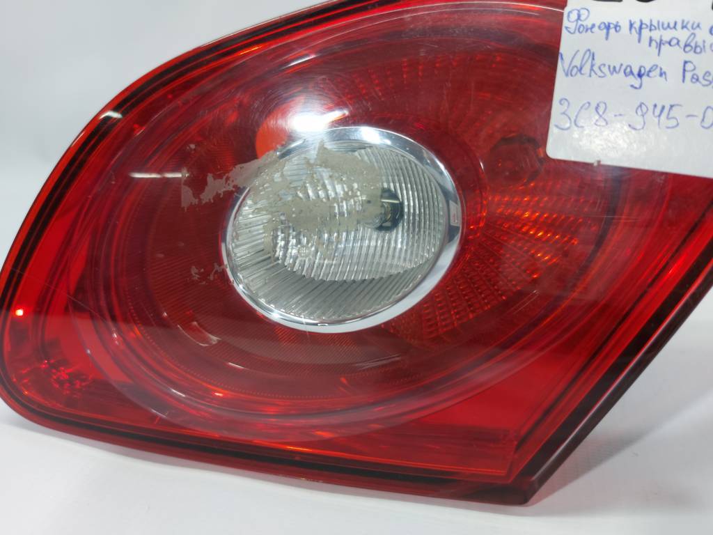 Passat cc Фонарь крышки багажника правый Volkswagen Passat CC 2009-2012 3C8945094F Volkswagen Passat CC 2