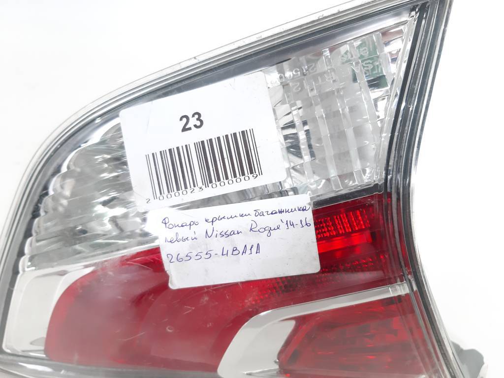 Rogue Фонарь крышки багажника левый Nissan Rogue 2014-2016 265554BA1A Nissan Rogue 4 Rogue Фонарь крышки багажника левый Nissan Rogue 2014-2016 265554BA1A Nissan Rogue 4