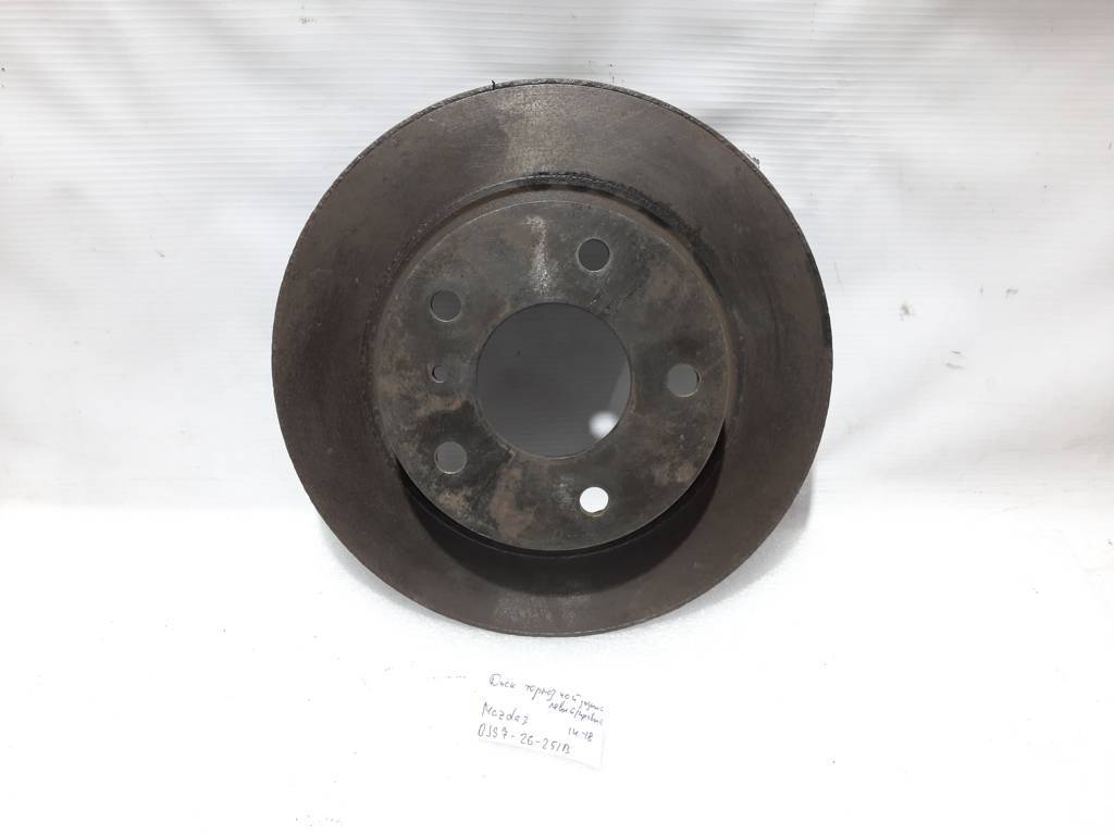 3. Диск гальмівний задній лівий/правий Mazda 3 2014-2018 BJS726251B Mazda 3 3. Диск гальмівний задній лівий/правий Mazda 3 2014-2018 BJS726251B Mazda 3