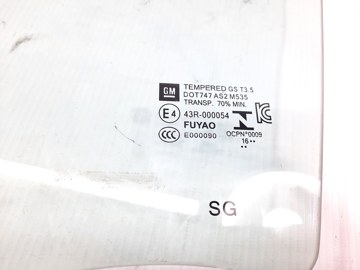 Cruze Скло дверей задньої лівої Chevrolet Cruze 2016-2019 23440655 Chevrolet Cruze 2 Cruze Скло дверей задньої лівої Chevrolet Cruze 2016-2019 23440655 Chevrolet Cruze 2