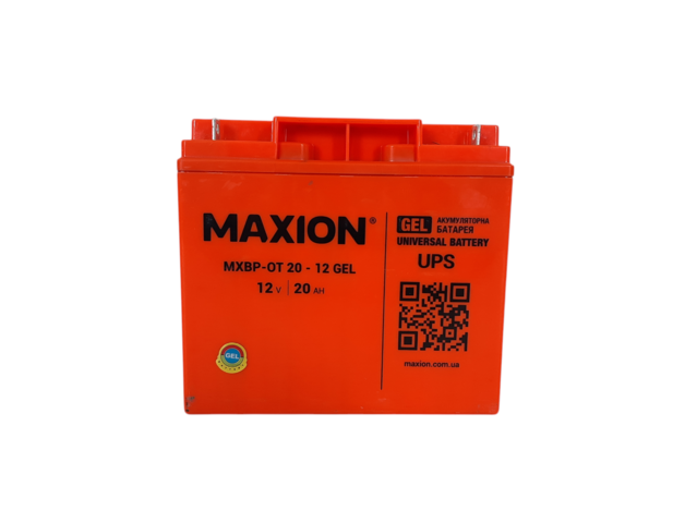 Акумулятори. АКБ гелевий 12В (20Ач) MXBP-0T 20-12