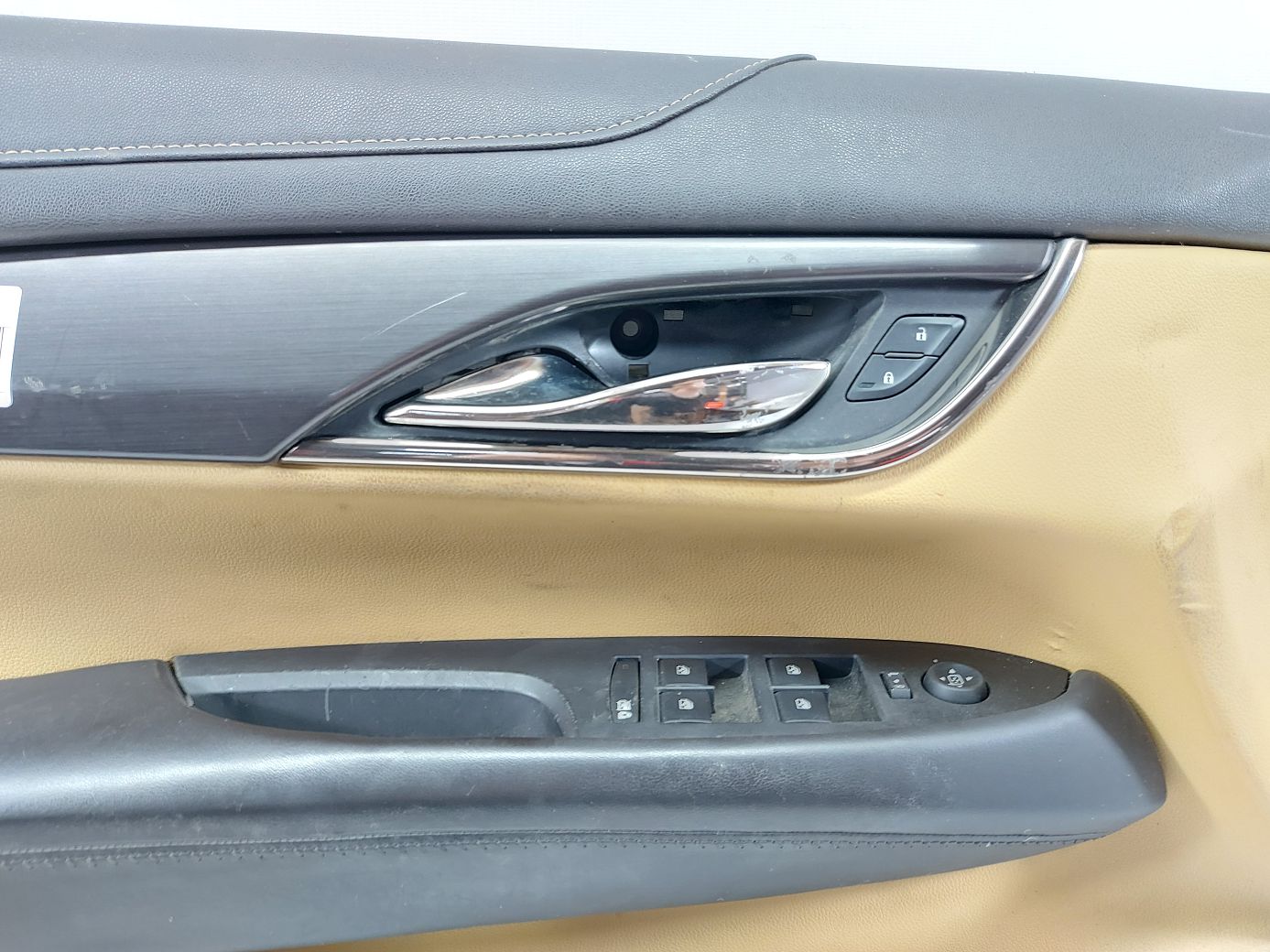 Ats Карта дверей передньої лівої (чорн-беж) Cadillac ATS 2013-2014 22995685 Cadillac ATS 3