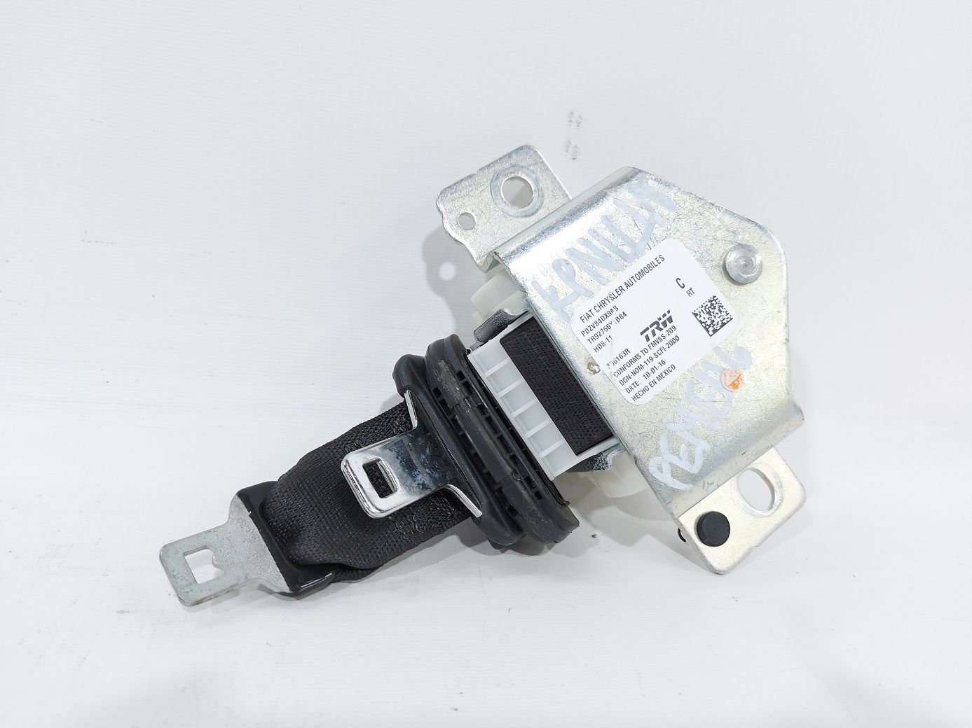 Grand caravan Ремень безопасности 3-го ряда центральный Dodge Grand Caravan 2011-2020 0ZV84DX9AB Dodge Grand Caravan 2